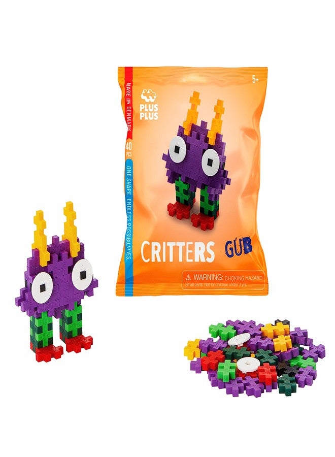 Plus-Plus PLUS PLUS Critter Fun Pack, 3D Puzzle Building Block Set, 160 Mini Interlocking Pieces, Fun Holiday Activities for Kids - Original - Image 5